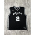 Vintage Kawhi Leonard #2 San Antonio Spurs NBA Adidas Basketball Jersey Size XL