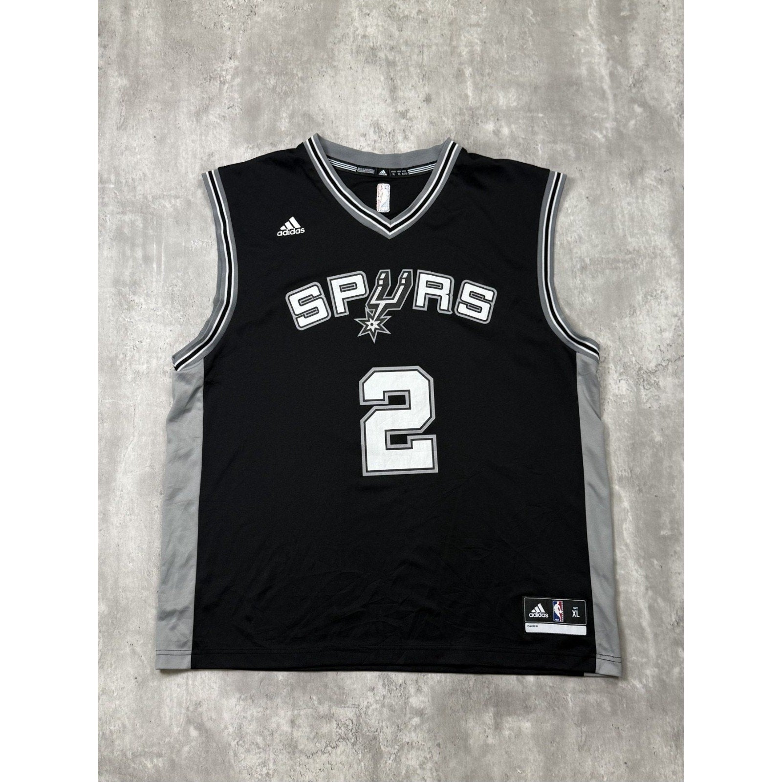 Vintage Kawhi Leonard #2 San Antonio Spurs NBA Adidas Basketball Jersey Size XL