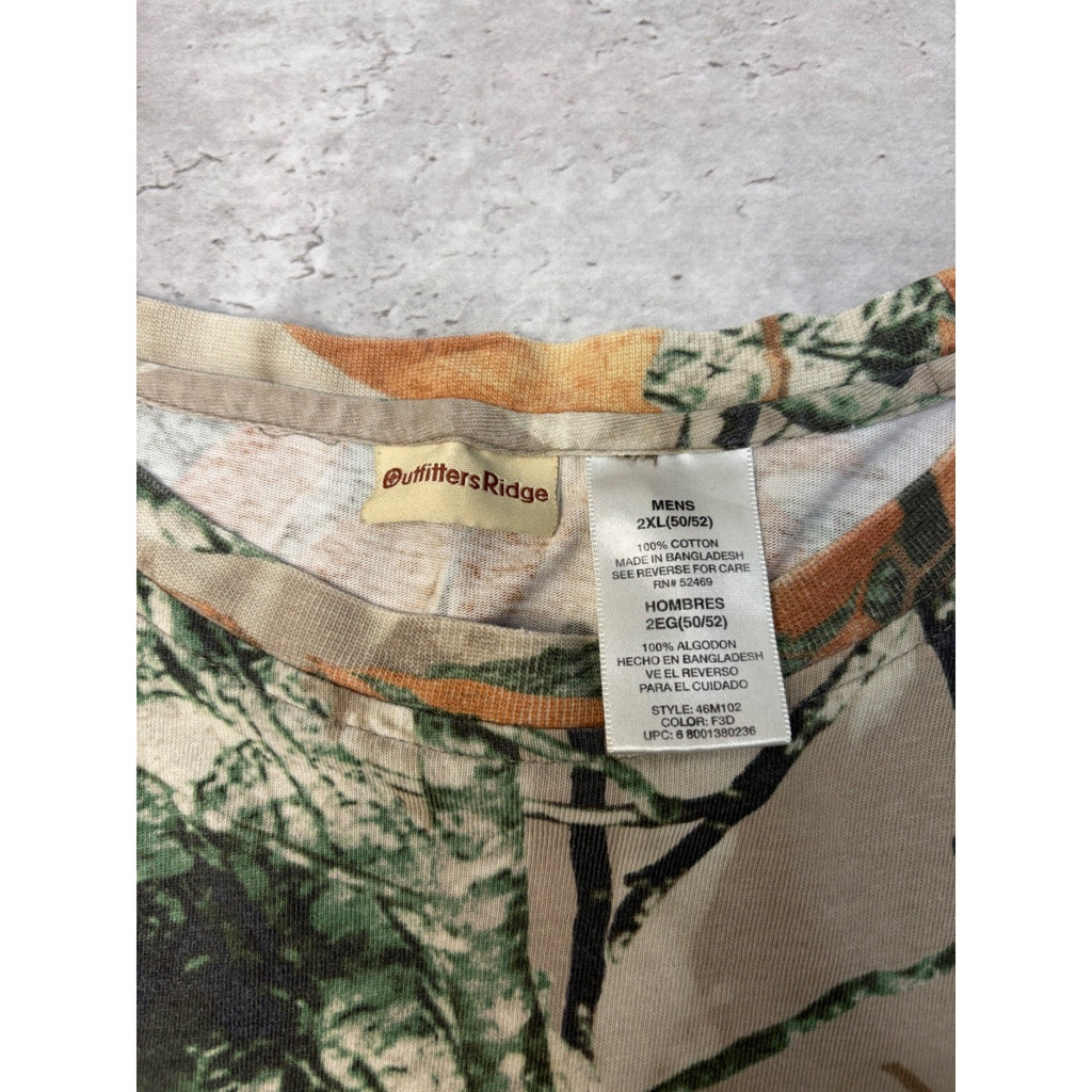 Vintage Outfitters Ridge 3D Fusion Hunting Camo Long Sleeve T-Shirt Size 2XL