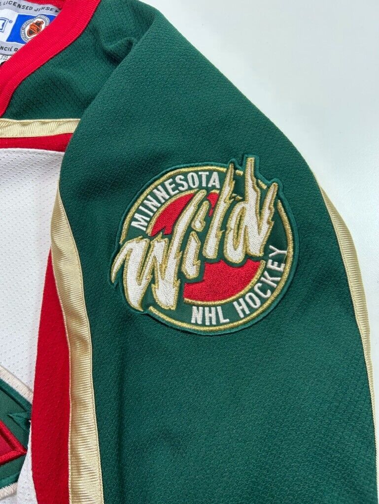 Vintage Minnesota Wild NHL Stitched CCM Hockey Jersey Size 2XL