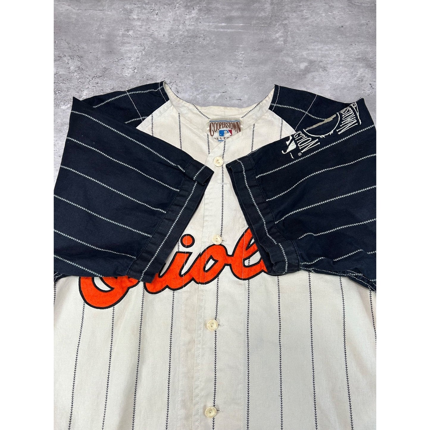 Vintage 90s Brooks Robinson #5 Baltimore MLB Orioles Retro Stitched Jersey Large