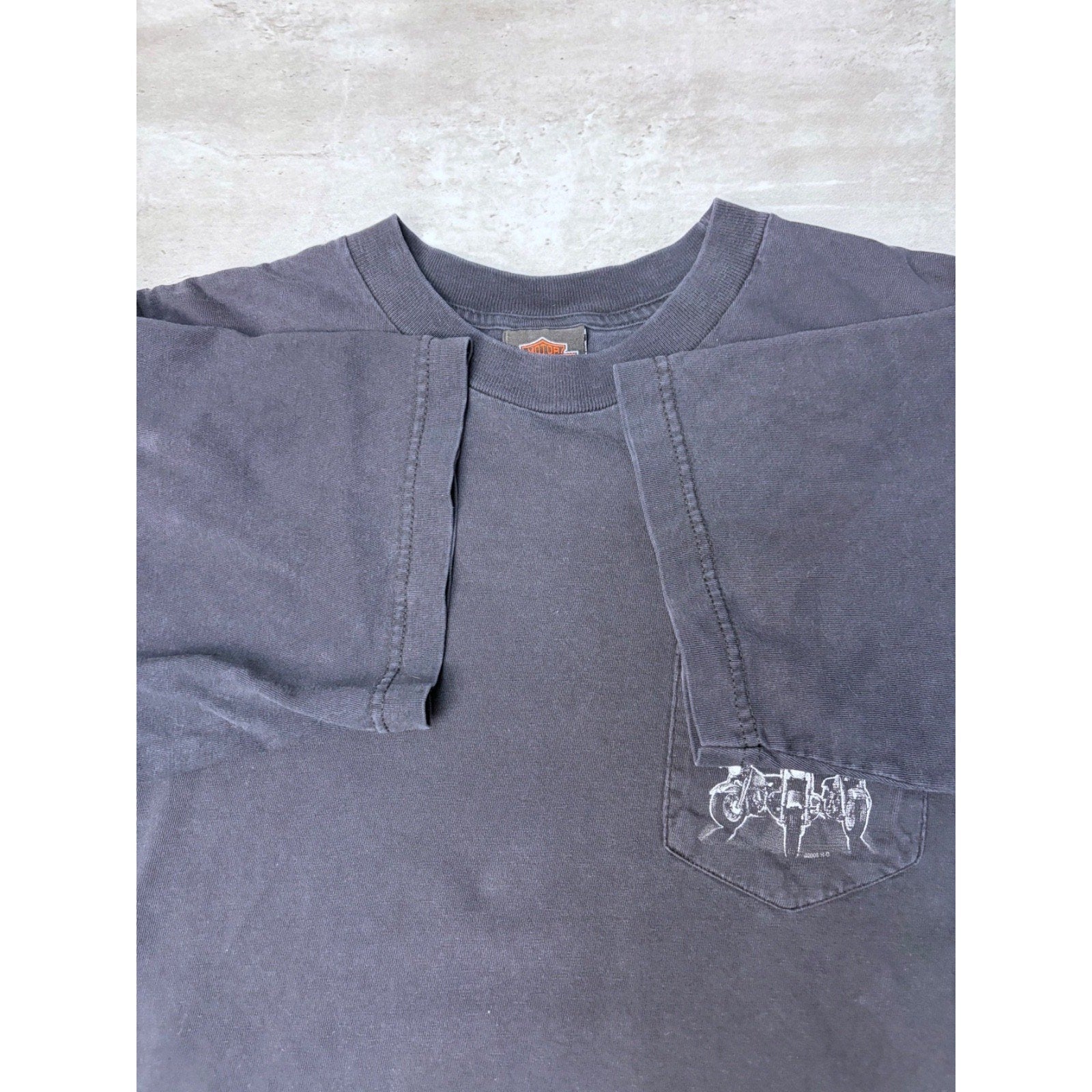Vintage 2005 Harley Davidson Buffalo Destination Graphic T-Shirt Size Large