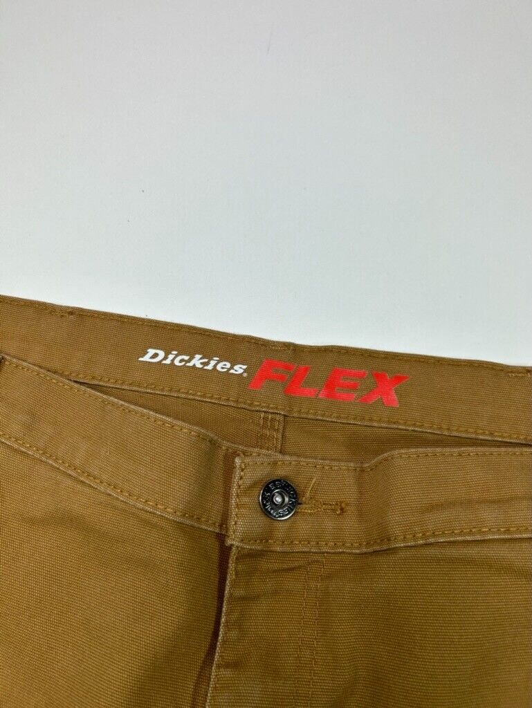 Dickies Flex Canvas Workwear Carpenter Pants Size 37 Beige