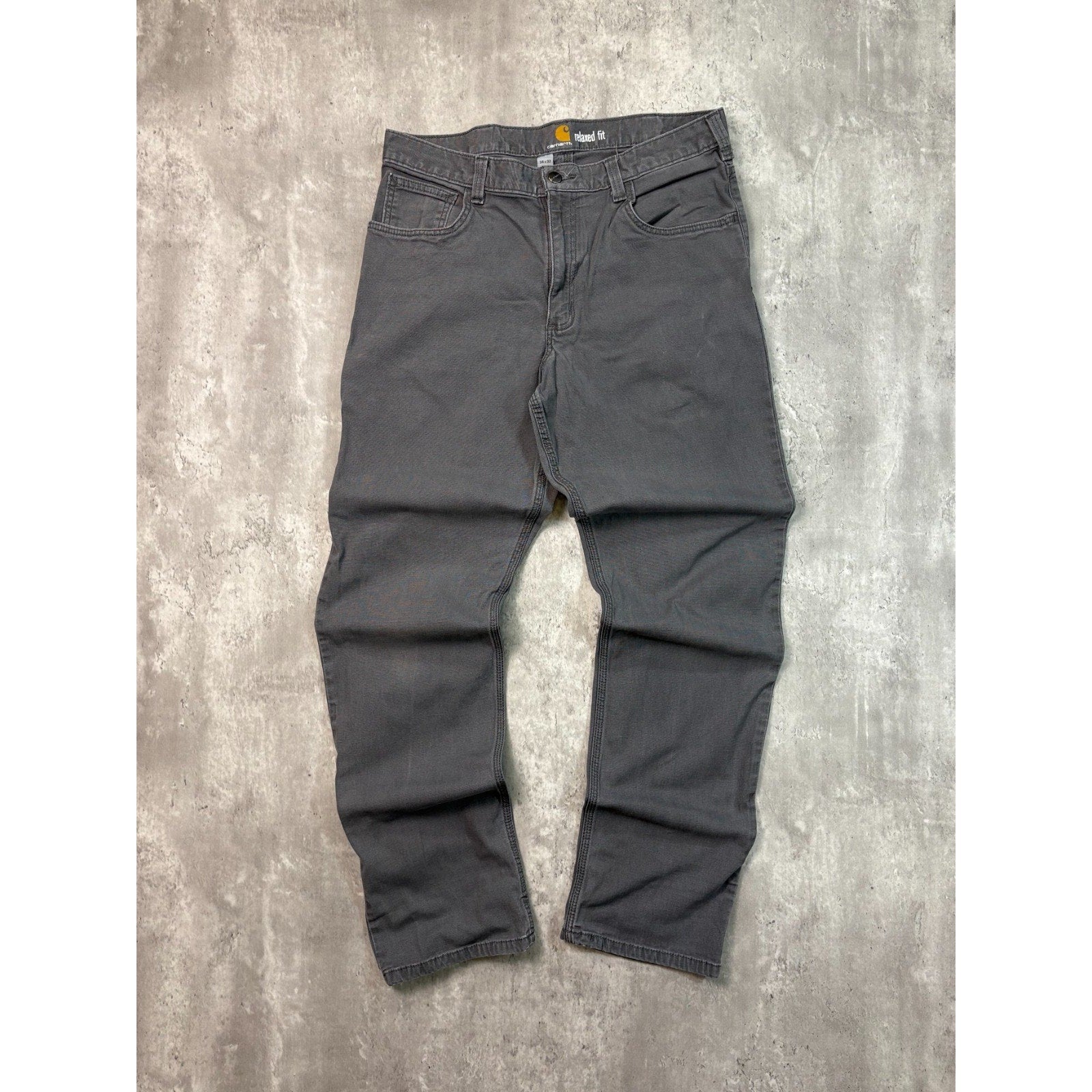 Vintage Carhartt Canvas Workwear Relaxed Fit Five Pocket Pants Size 34