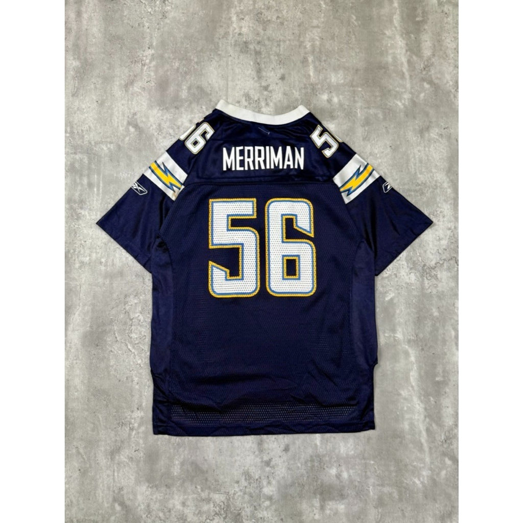 Vintage Shawne Merriman #56 San Diego Chargers NFL Reebok Jersey Sz Large YOUTH