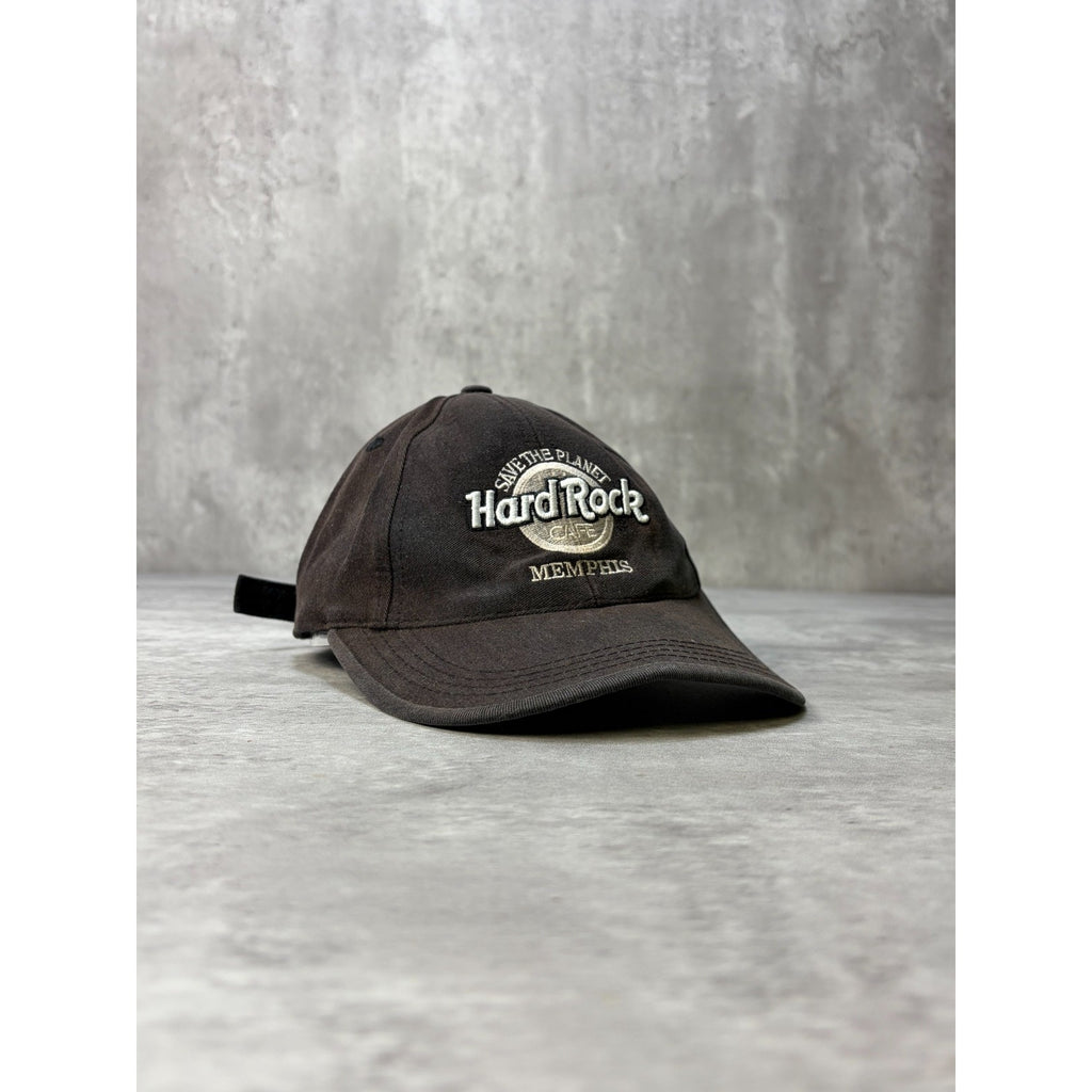 Vintage Hard Rock Cafe Memphis Embroidered Destination Strapback Hat OSFA