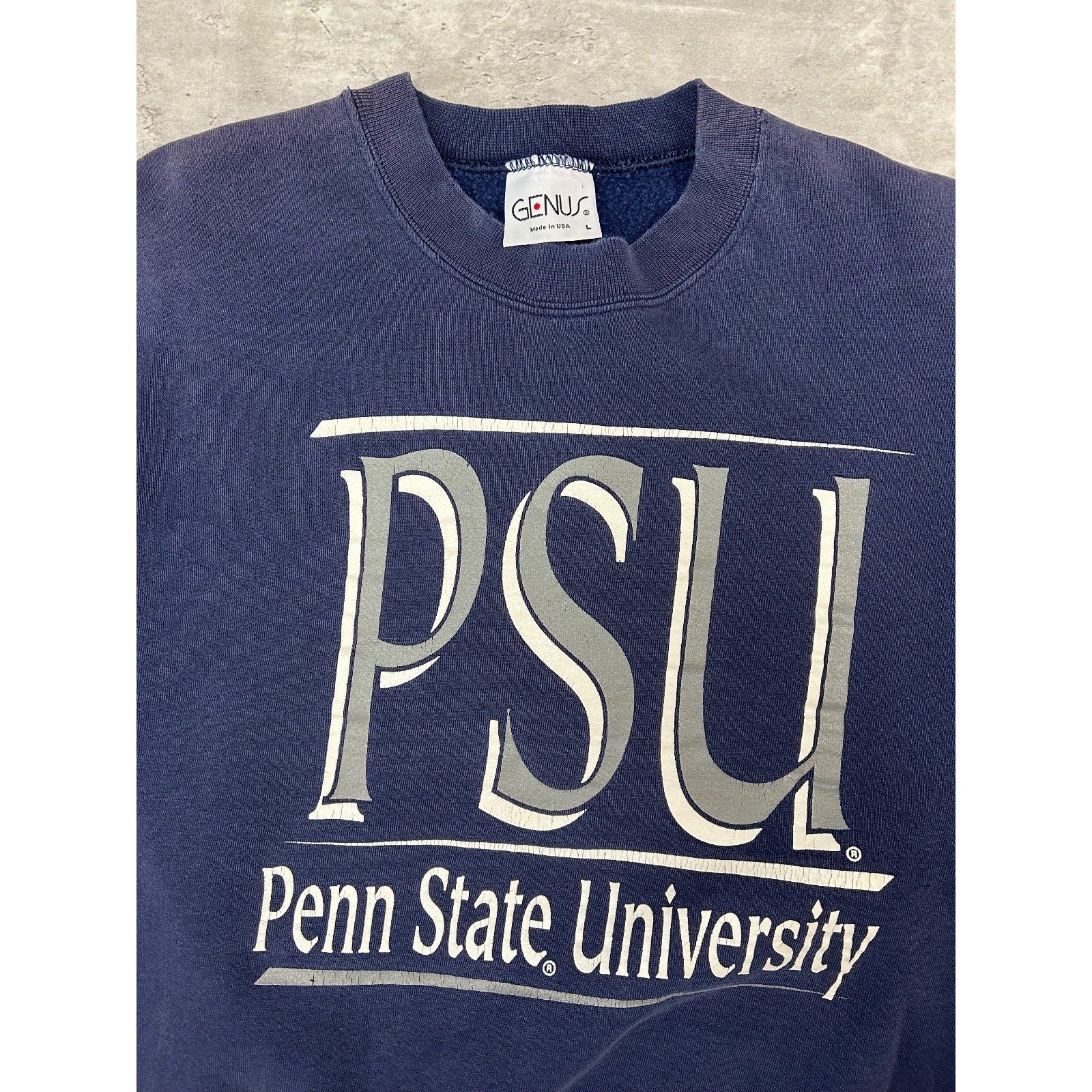 Vintage 90s Penn State Nittany Lions NCAA Collegiate Spellout Sweatshirt Large
