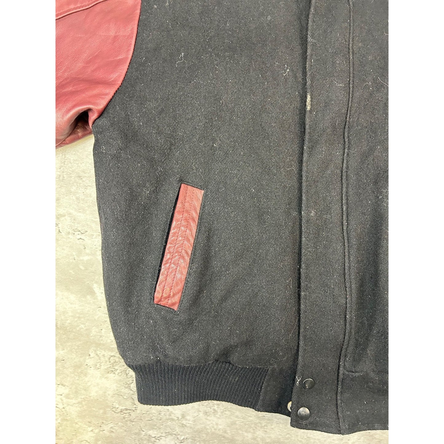 Vintage 90s London Knights OHL Embroidered Logo Varsity Bomber Jacket Size XL