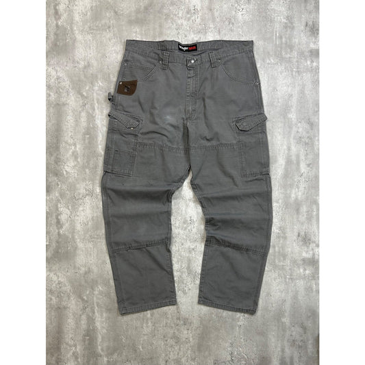 Vintage Wrangler Riggs Ripstop Canvas Workwear Cargo Pants Size 41