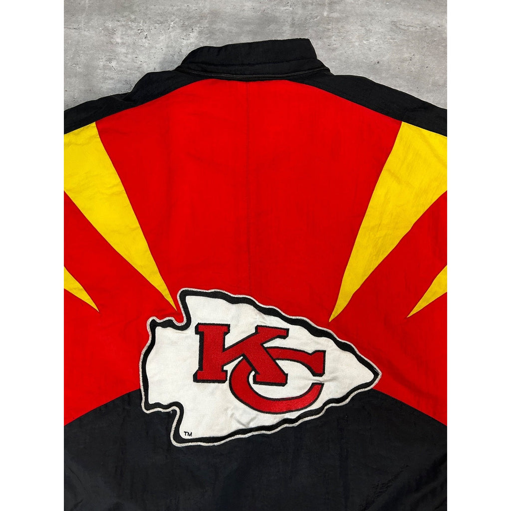 Vintage 90s Kansas City Chiefs NFL Insulated Apex One Point Jacket Size Large
