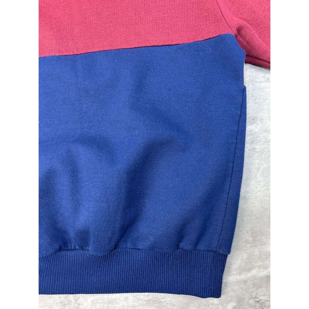 Vintage 80s Womens Adidas Graphic Trefoil Crewneck Sweatshirt Size Small