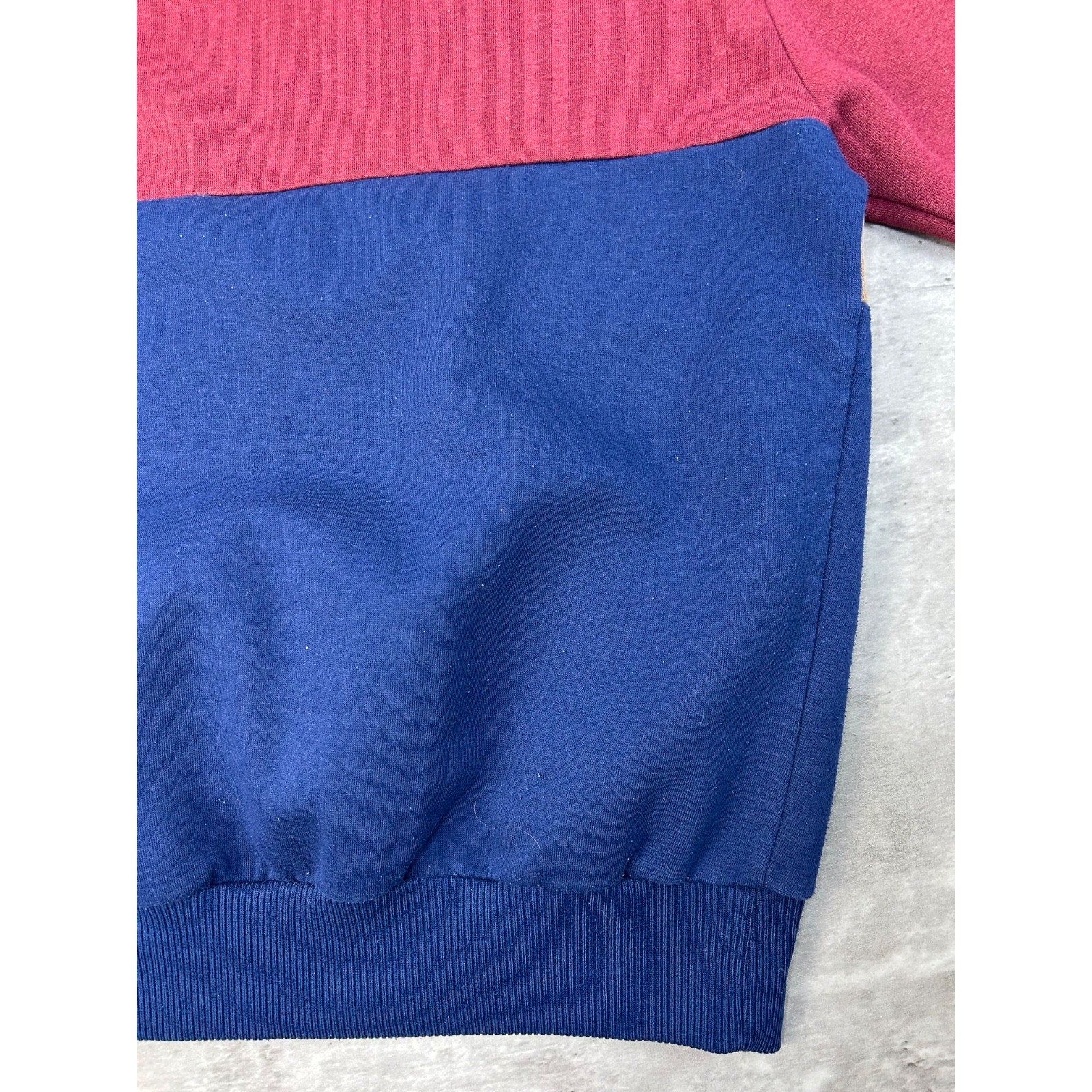 Vintage 80s Womens Adidas Graphic Trefoil Crewneck Sweatshirt Size Small