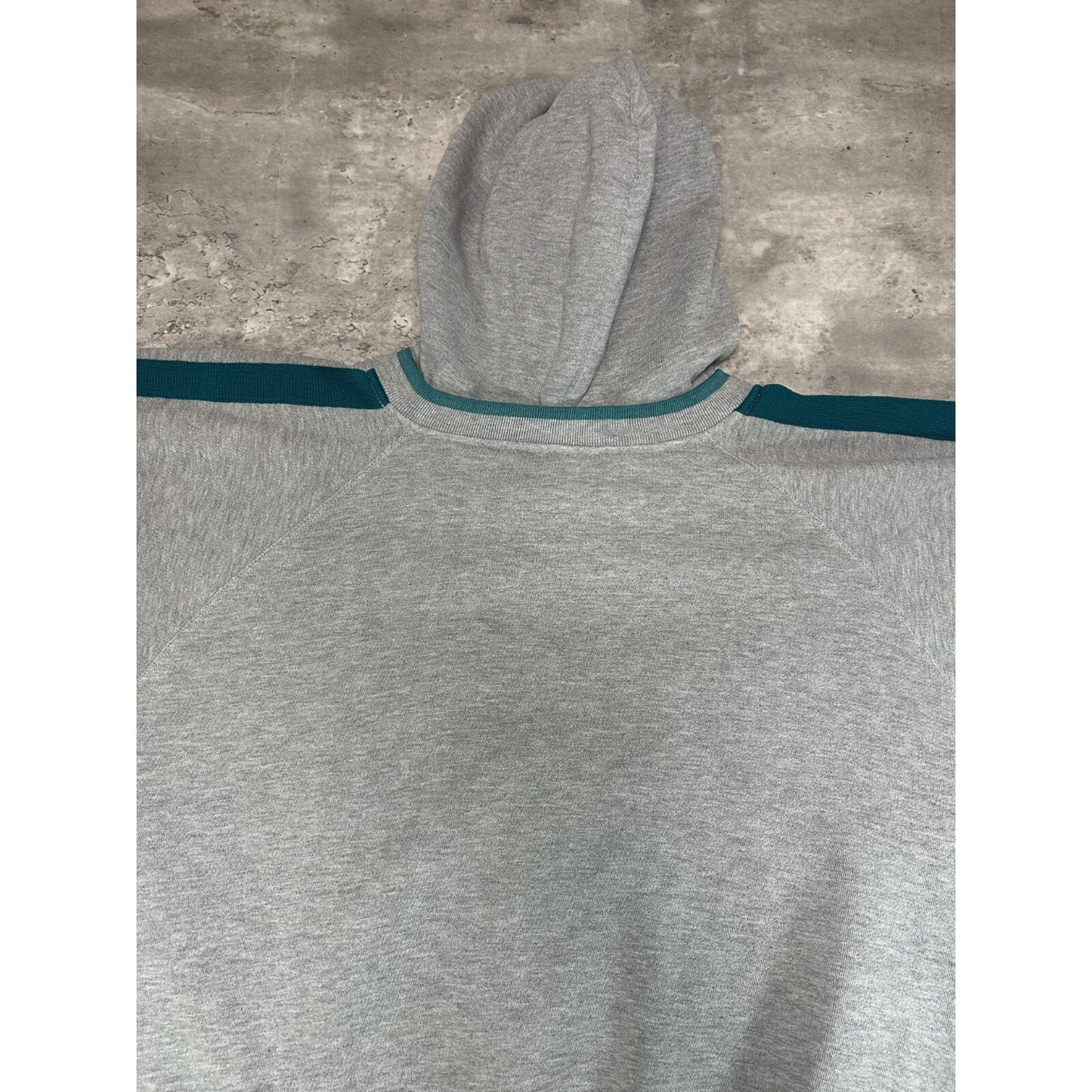 Vintage Miami Dolphins NFL Embroidered Spellout Hooded Sweatshirt Size Large