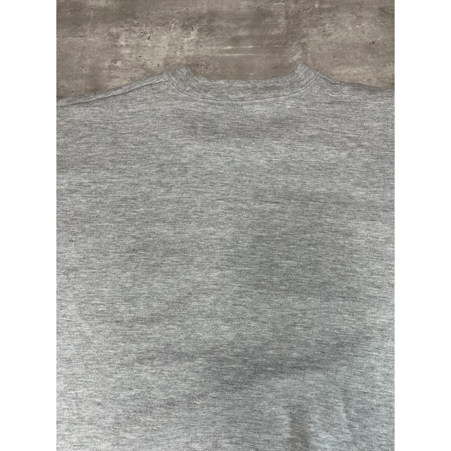 Vintage 90s Edmonton Oilers NHL Embroidered Spellout Sweatshirt Size XL Gray