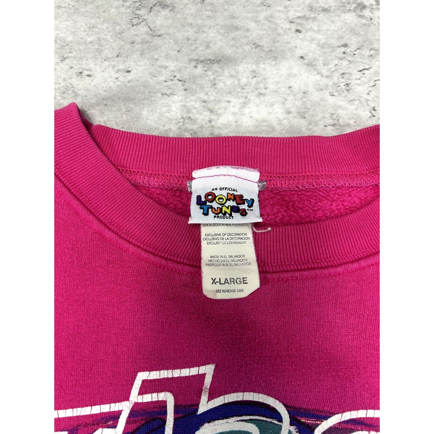 Vintage 1996 Looney Tunes Tweety Bird Whatever Cartoon Graphic Sweatshirt Sz XL