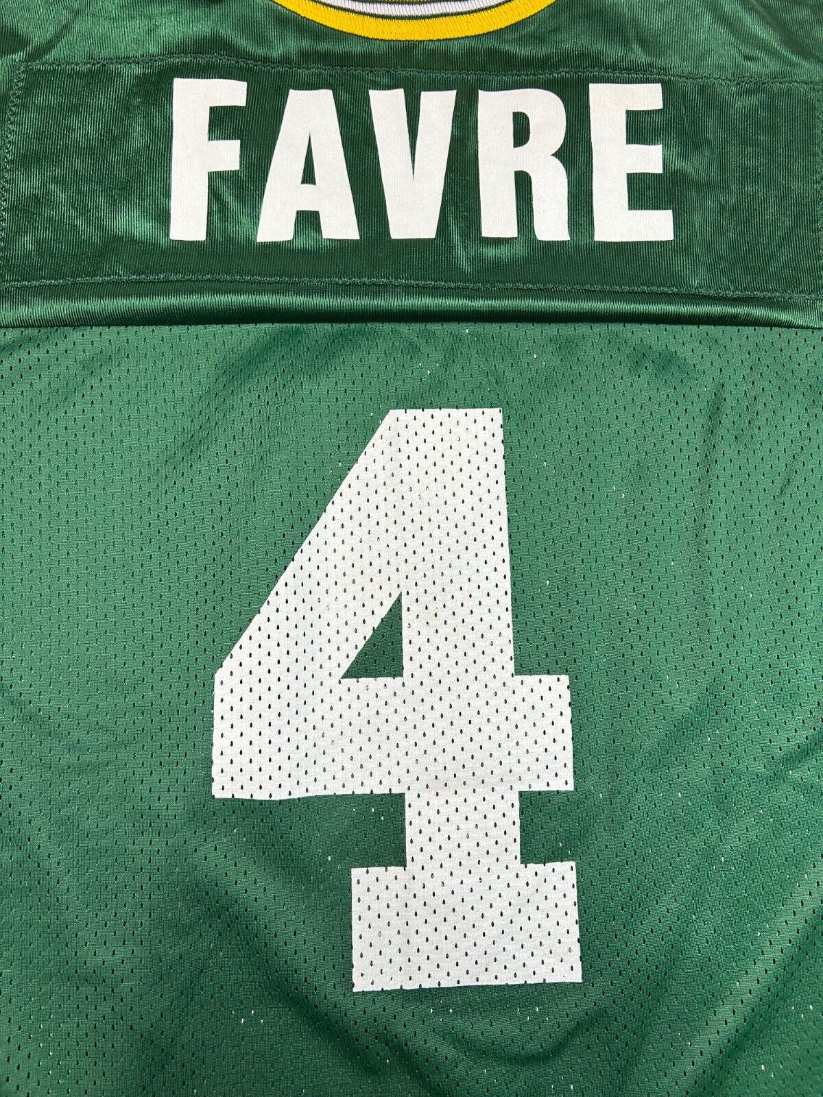 Vintage 90s Brett Favre #4 Green Bay Packers NFL Football Jersey Size Large