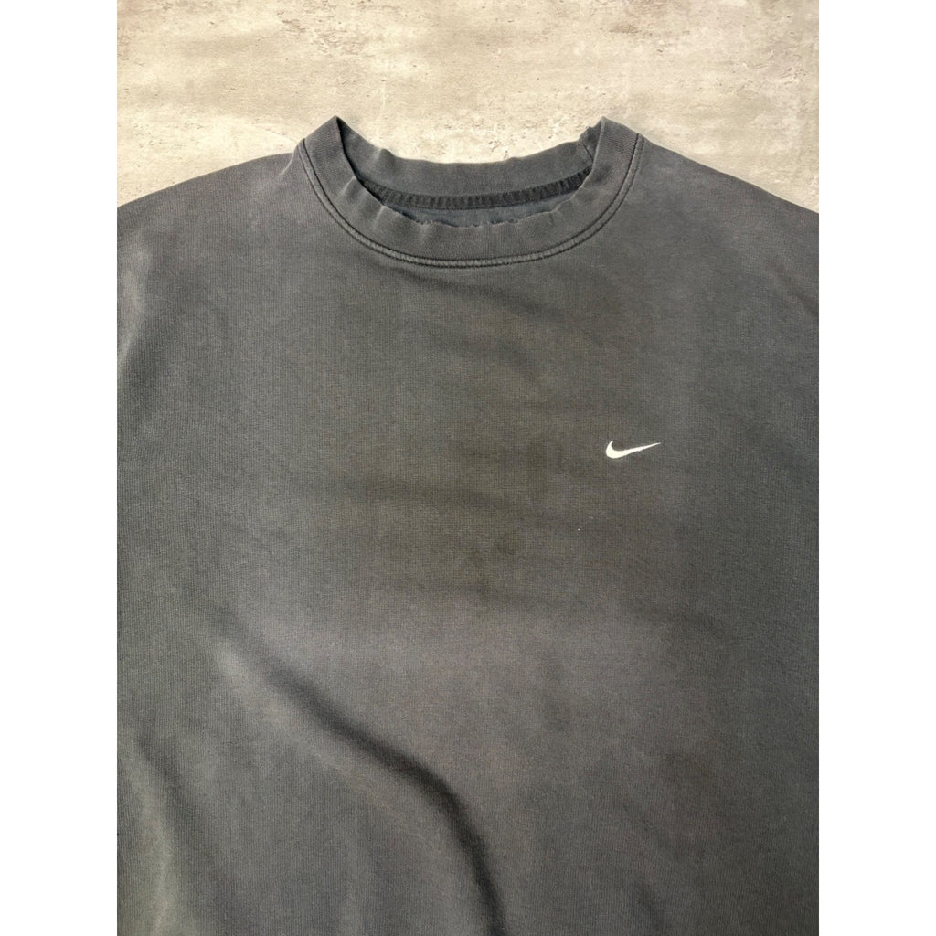 Vintage 2000s Nike Embroidered Mini Swoosh Crewneck Sweatshirt Size 2XL