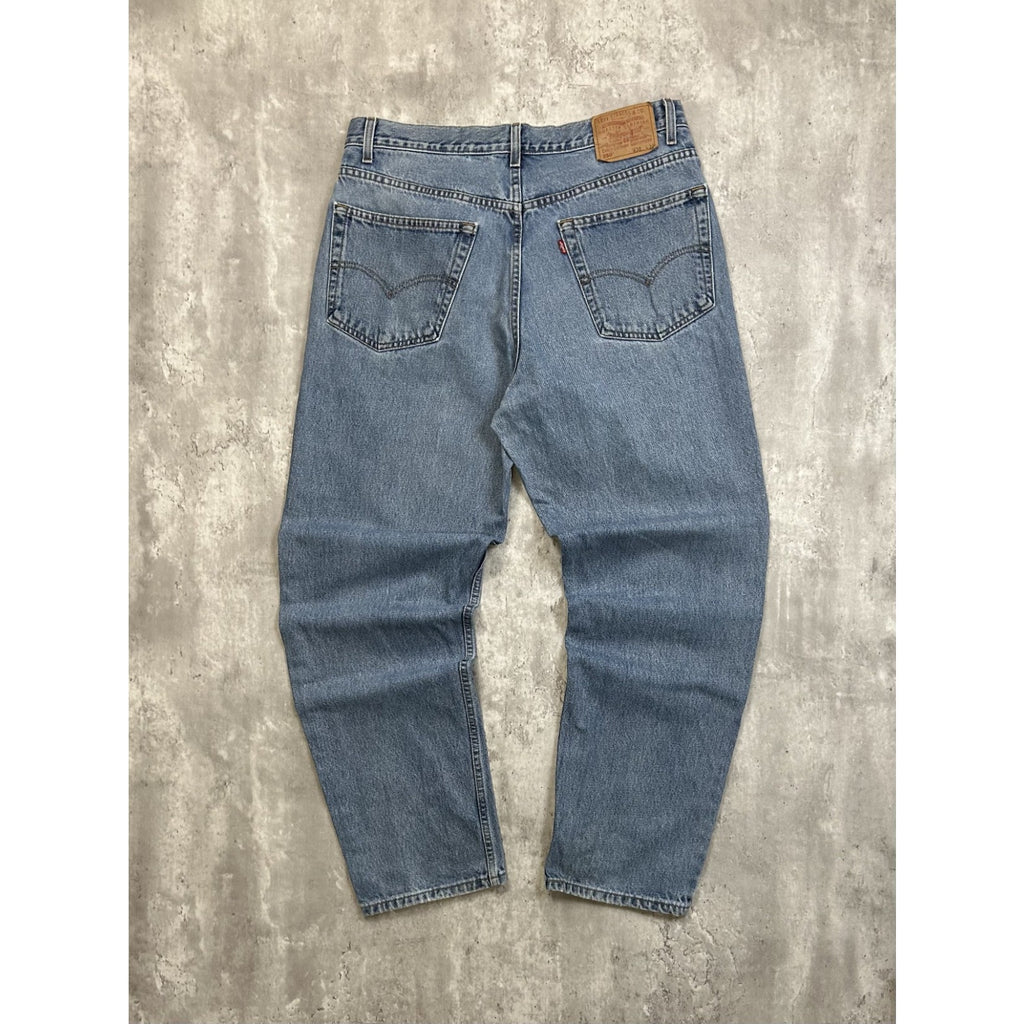 Vintage 90s Levis 550 Red Tab Light Wash Denim Pants Size 36