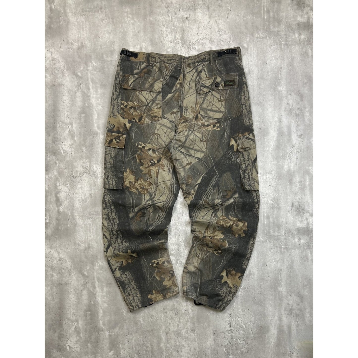 Vintage Liberty Realtree Hardwoods Tree Camo Hunting Cargo Pants Size 39