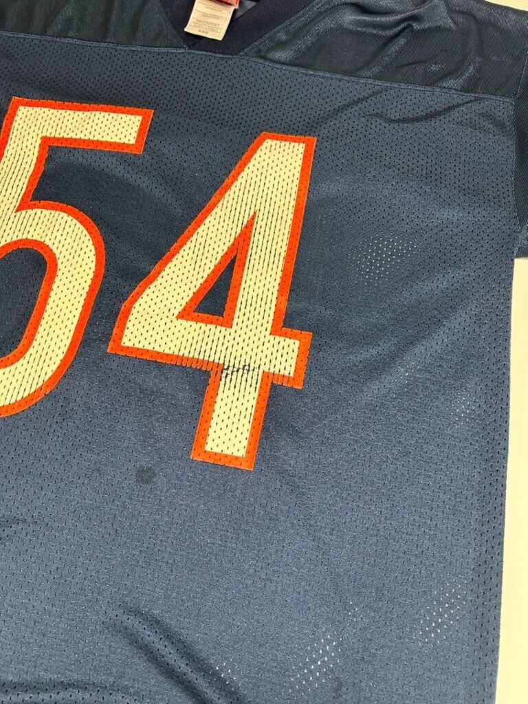 Brian Urlacher #54 Chicago Bears NFL Reebok Football Jersey Size Medium Blue