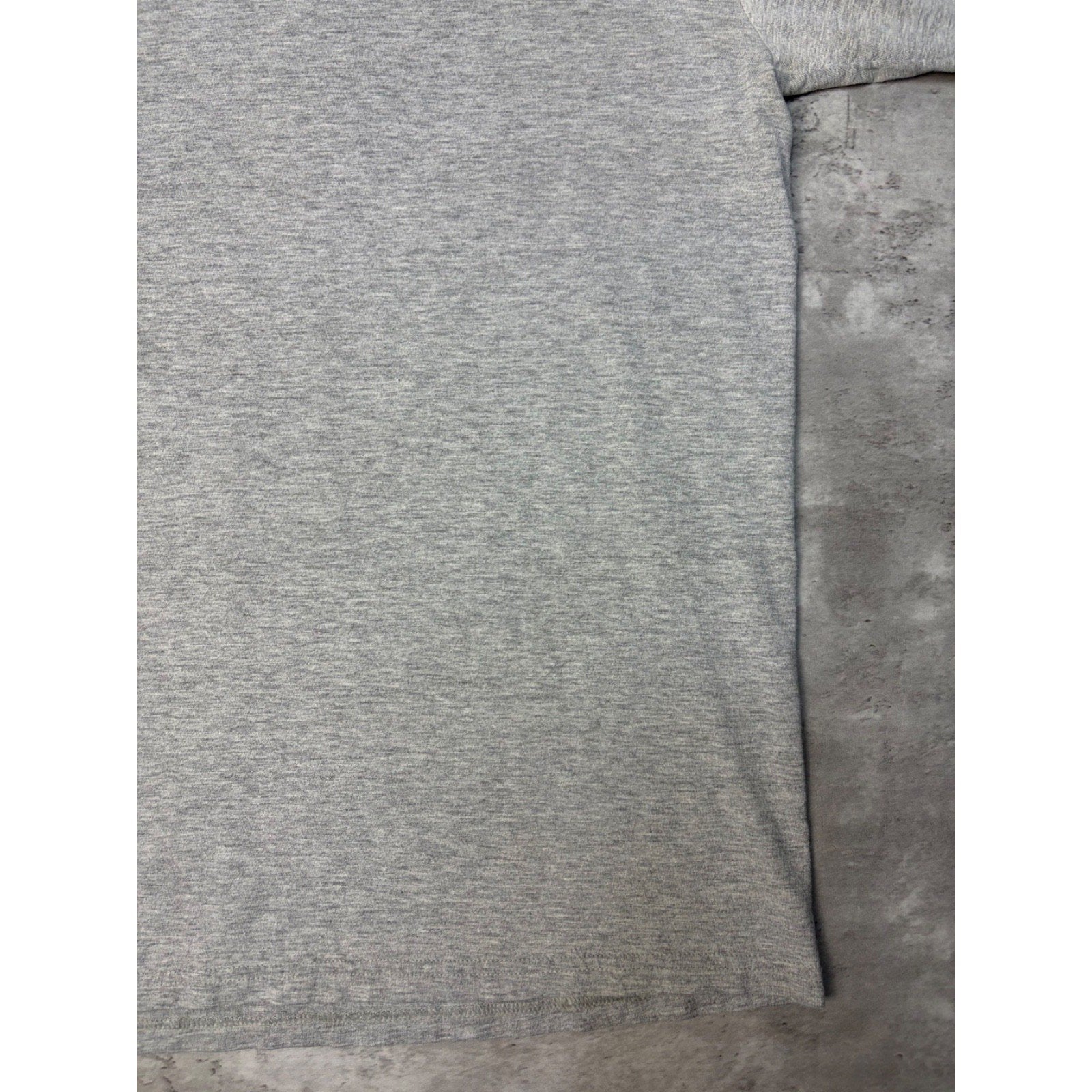 Vintage Nike Embroidered Mini Swoosh Long Sleeve Gray T-Shirt Size XL