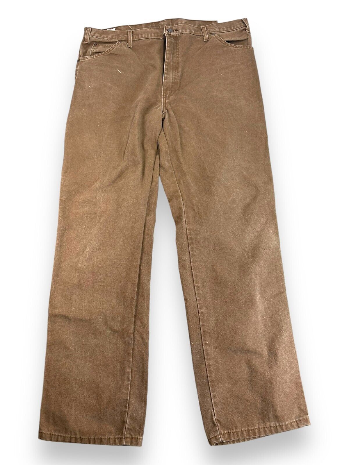 Dickies Canvas Work Wear Carpenter Pants Size 40W Brown