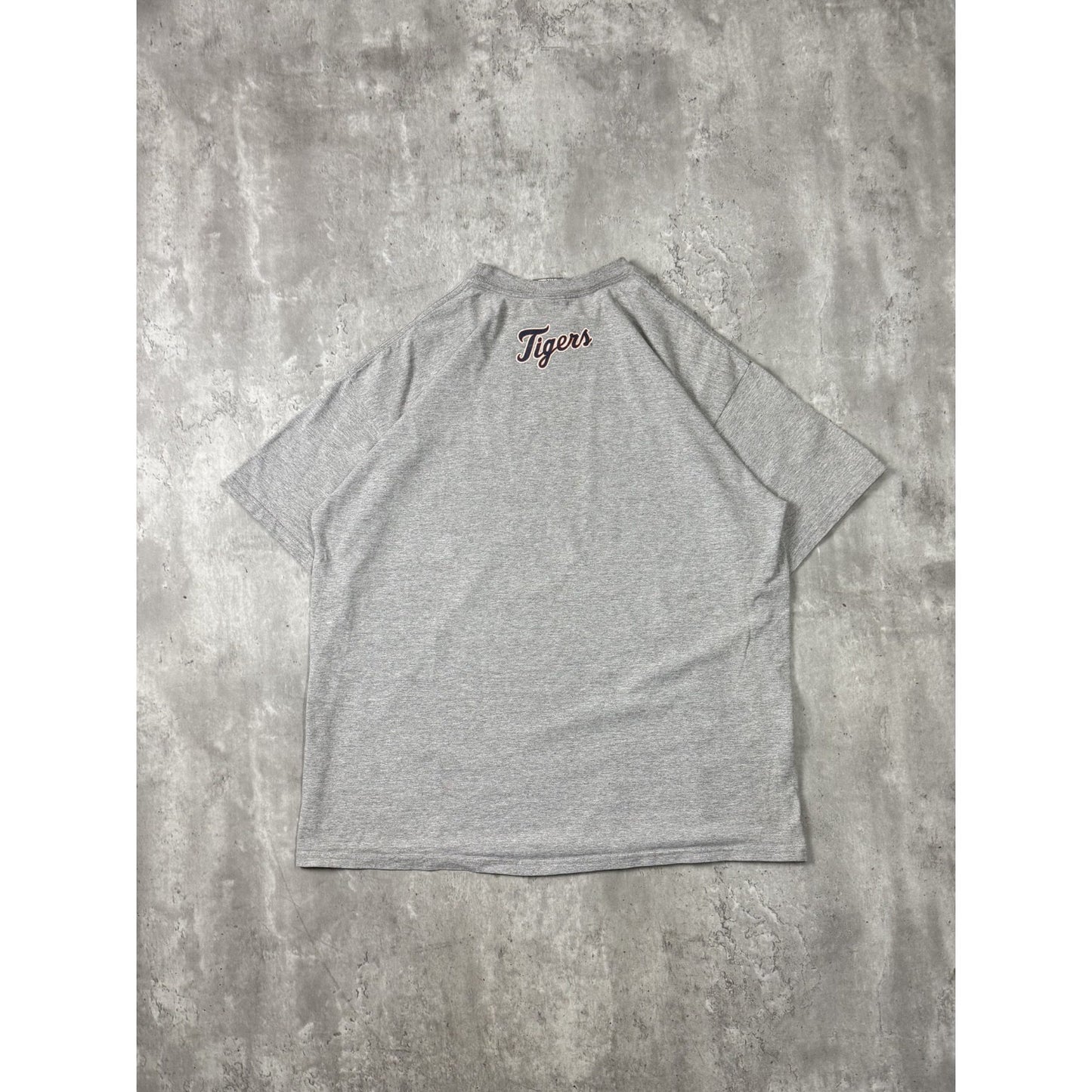 Vintage Detroit Tigers MLB Nike Middle Swoosh Spellout T-Shirt Size XL