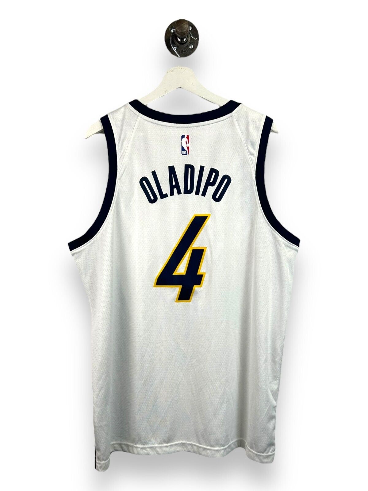 Victor Oladipo #4 Indiana Pacers NBA Swingman Nike Basketball Jersey Size 52 XL