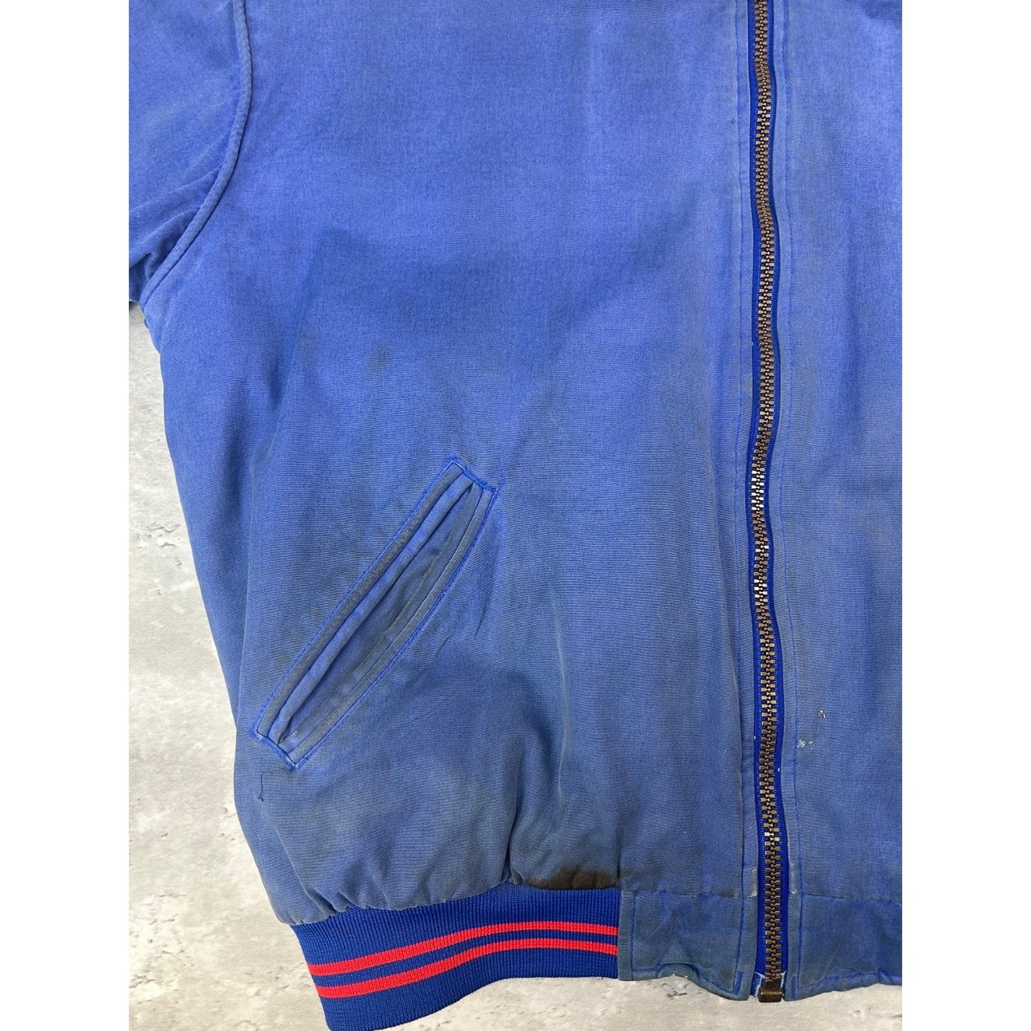 Vintage 90s Buffalo Bills NFL Embroidered Insulated Bomber Jacket Size XL