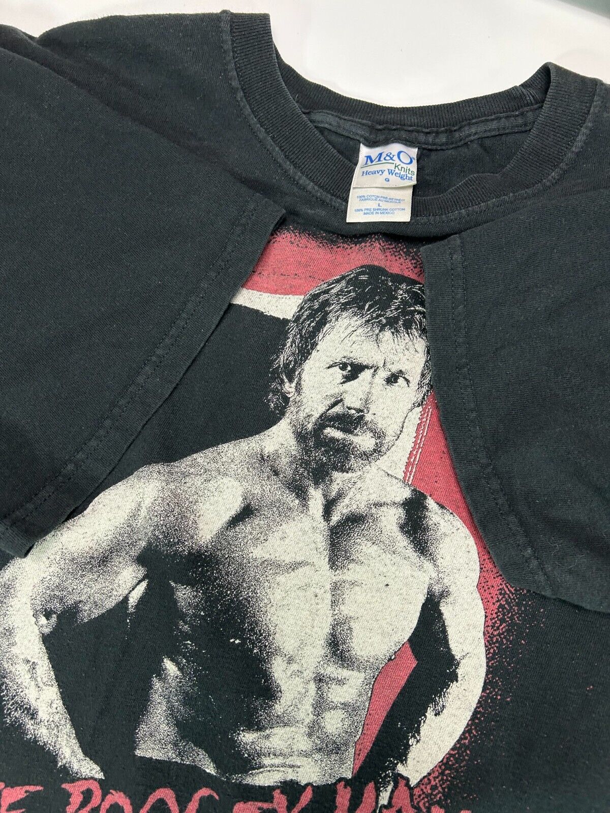 Chuck Norris The Boogey Man Checks His Closet... Graphic T-Shirt Size Large