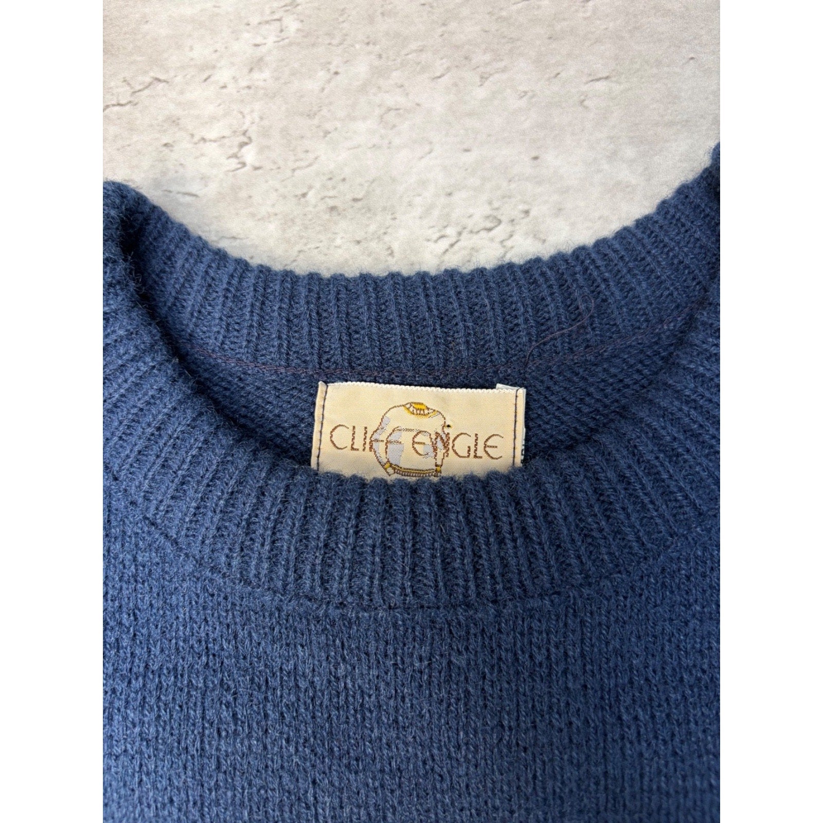 Vintage 1980s Penn State Nittany Lions NCAA Cliff Engle Knit Sweater Size Large