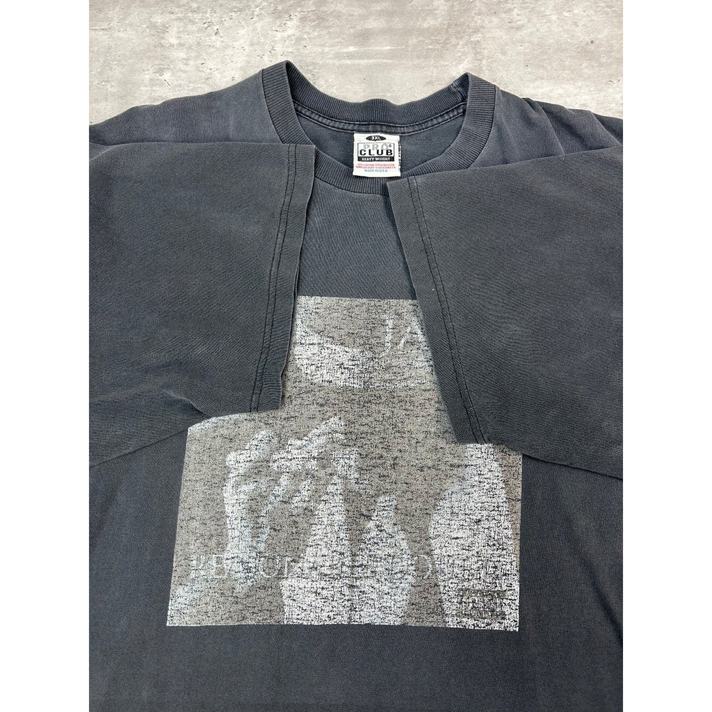 Vintage 90s Jay-Z Reasonable Doubt Rap Album Promo Graphic T-Shirt Size 3XL