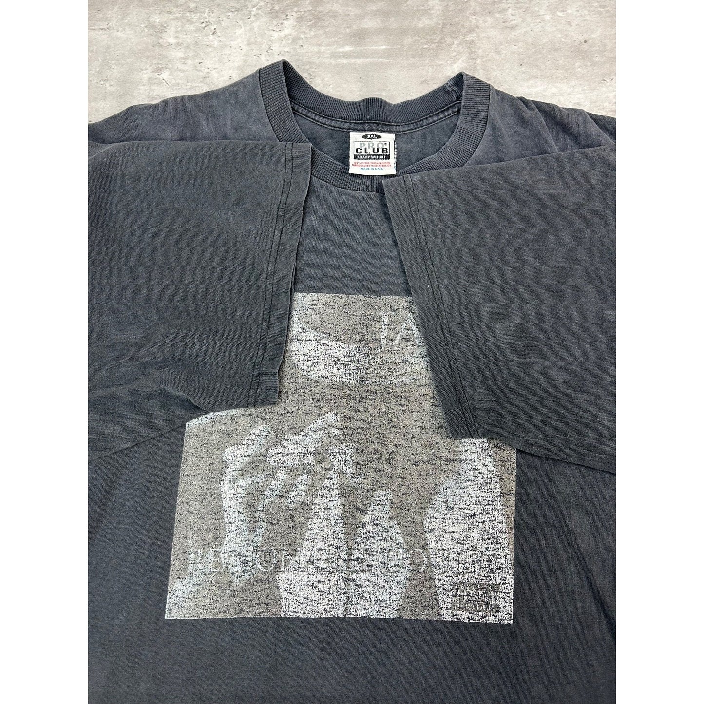 Vintage 90s Jay-Z Reasonable Doubt Rap Album Promo Graphic T-Shirt Size 3XL