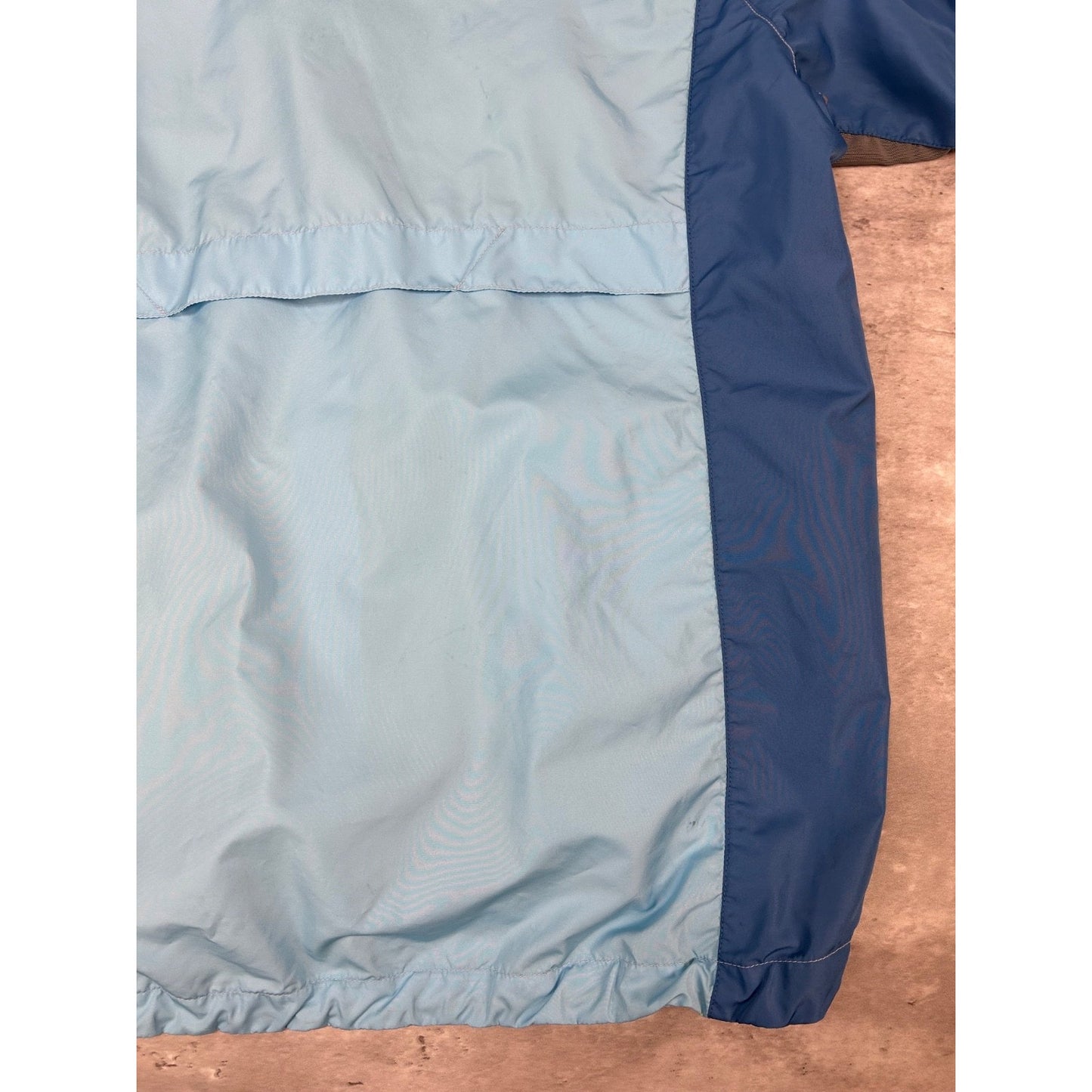 Vintage Nike Embroidered Mini Swoosh Two Tone Windbreaker Jacket Size Medium