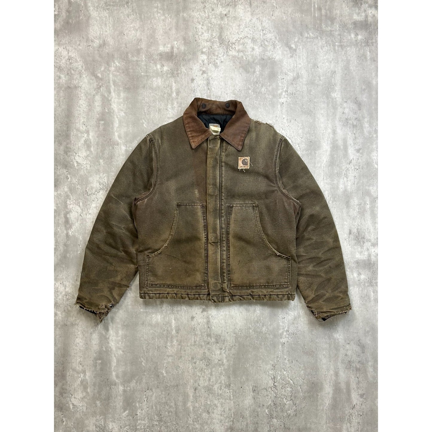 Vintage Carhartt Insulated Canvas Cropped Arctic Jacket Size Medium