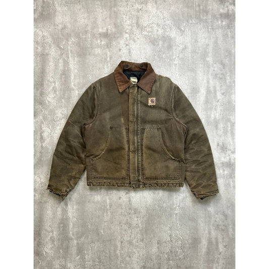 Vintage Carhartt Insulated Canvas Cropped Arctic Jacket Size Medium