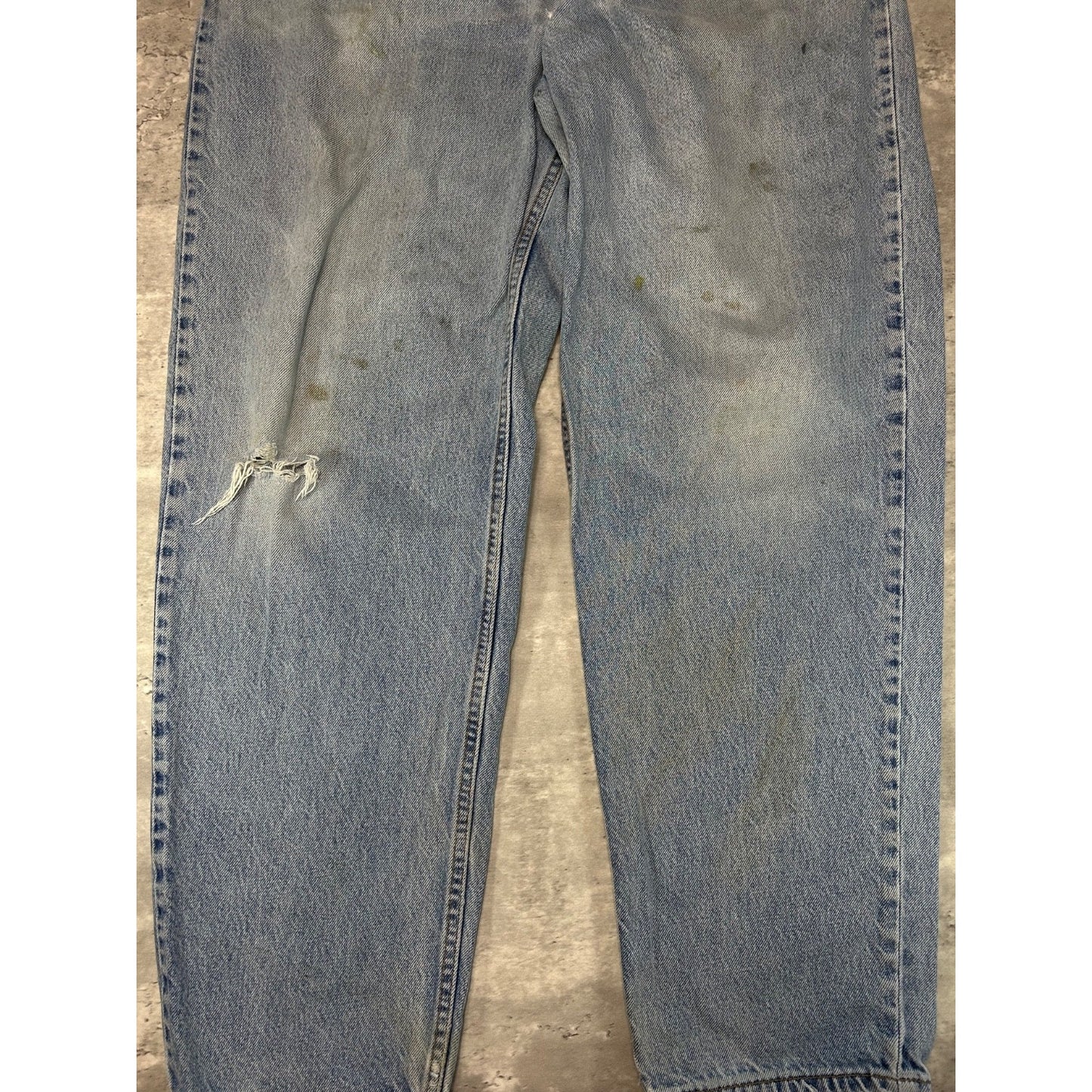 Vintage 90s Levis 560 Red Tab Light Wash Denim Pants Size 37