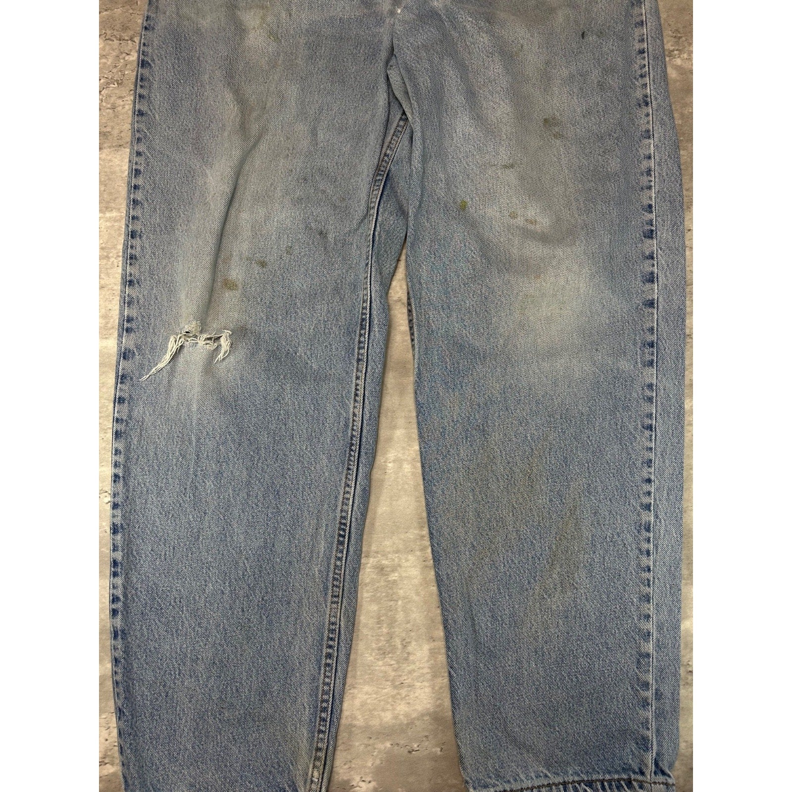 Vintage 90s Levis 560 Red Tab Light Wash Denim Pants Size 37
