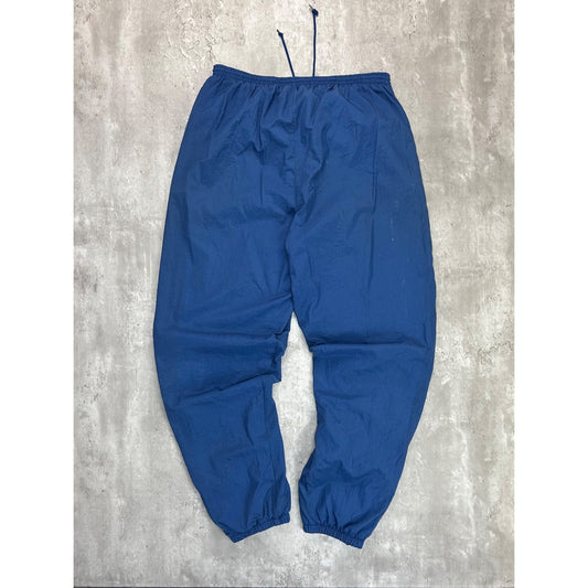 Vintage Nike Embroidered Mini Swoosh Splash Pants Size XL YOUTH Blue