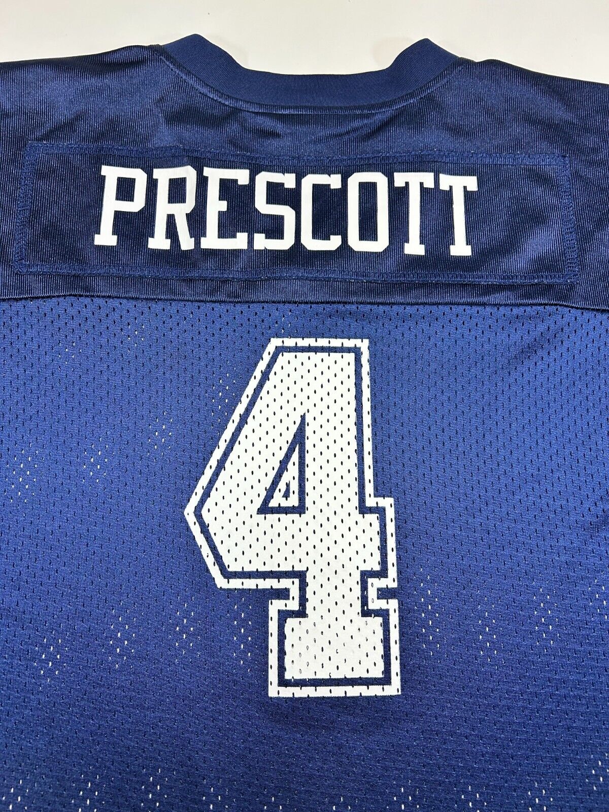 Vintage Dak Prescott #4 Dallas Cowboys NFL Football Jersey Size YOUTH Large Blue