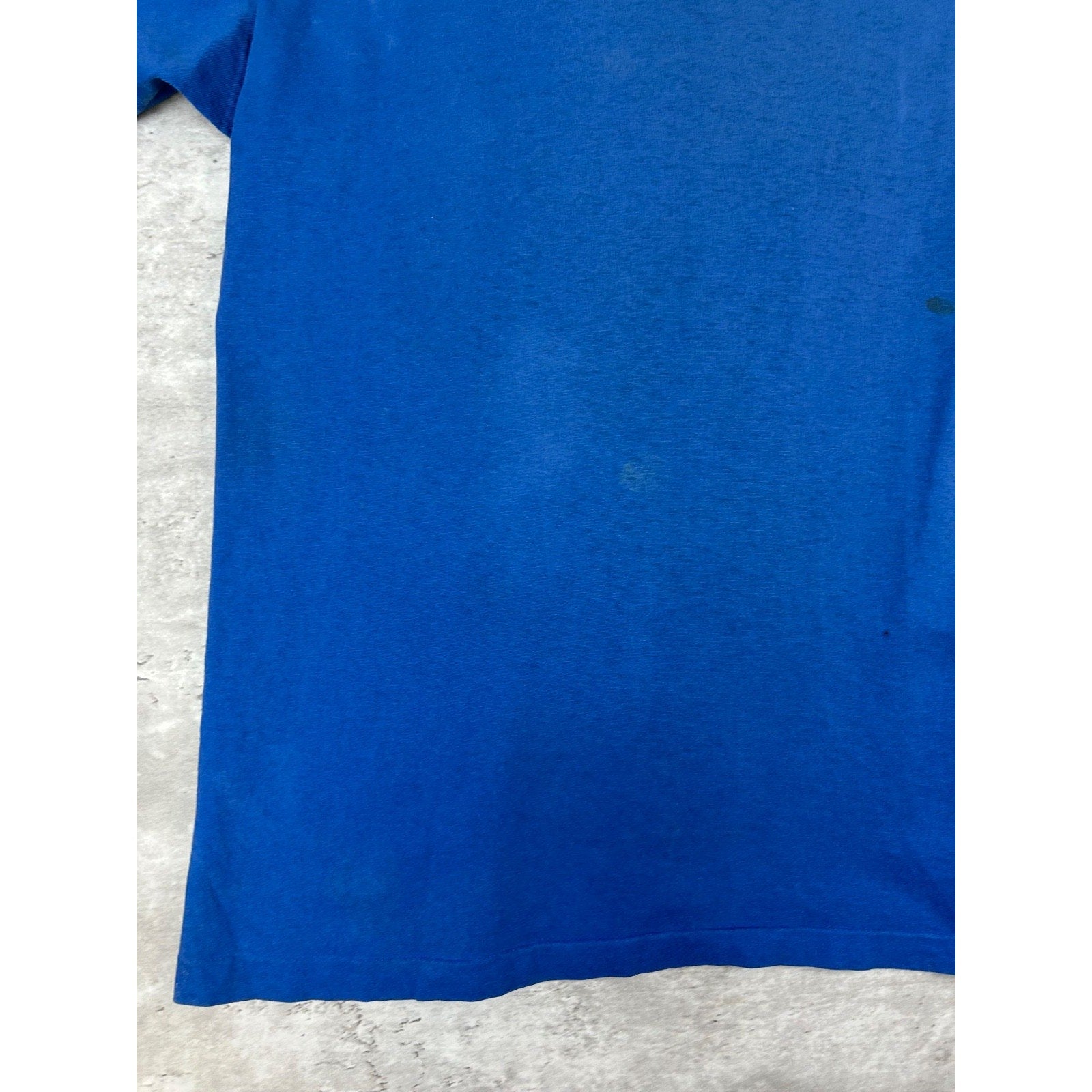 Vintage 1990 Edmonton Oilers NHL Starter Spellout Logo Graphic T-Shirt Size XL