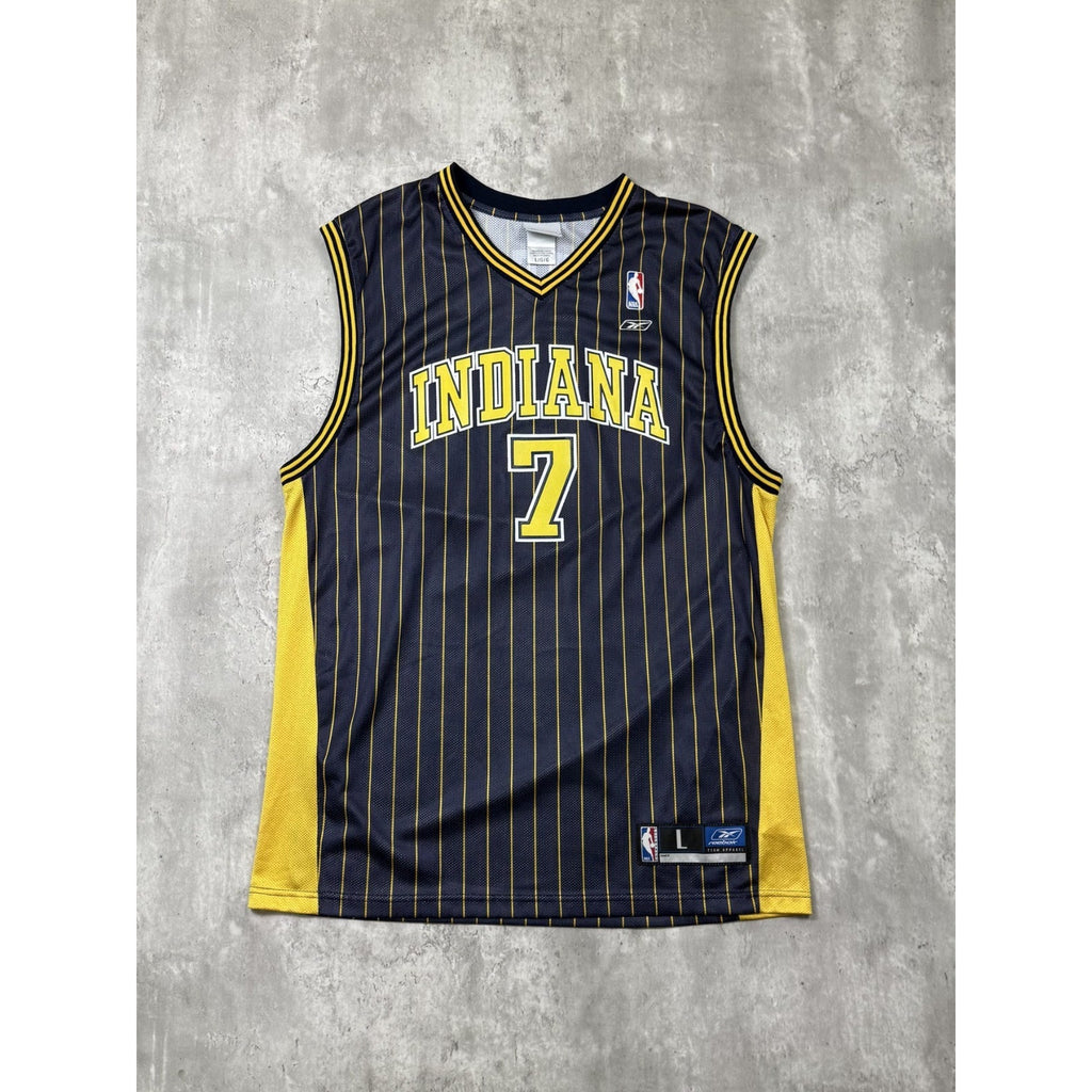 Vintage Shaquille O'Neal #7 Indiana Pacers NBA Reebok Basketball Jersey Sz Large