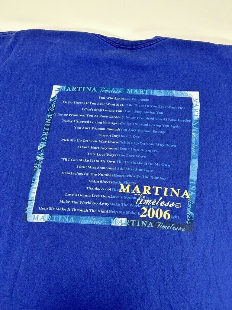 Martina Mcbride Timeless Country Music Graphic T-Shirt Size XL