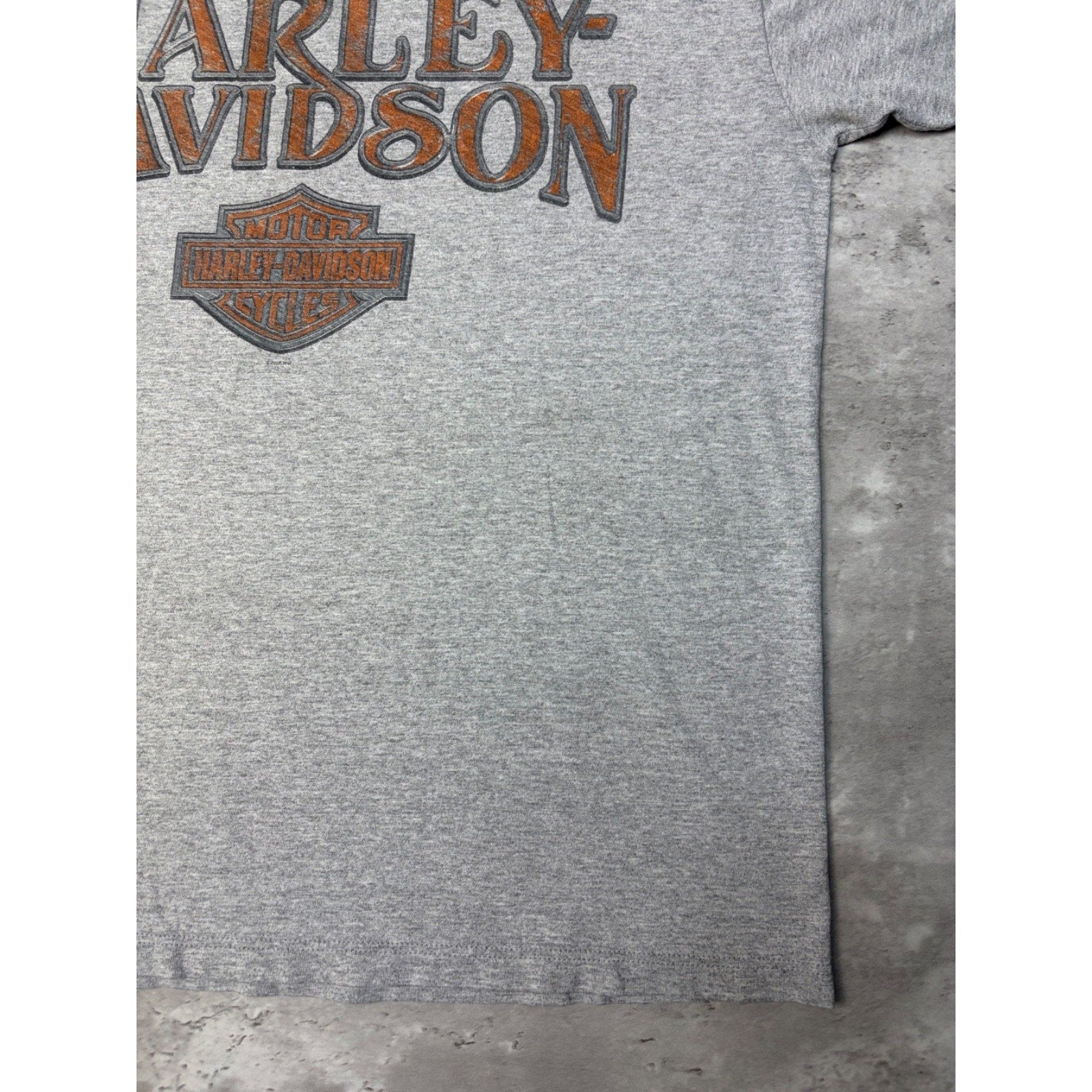 Vintage Harley Davidson Graphic Spellout Logo T-Shirt Size XL
