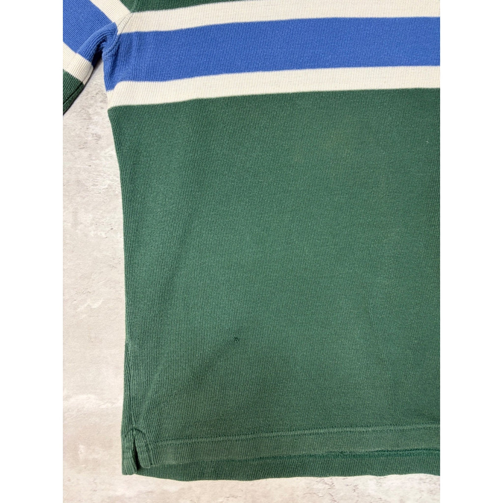 Vintage American Eagle Outfitters Striped V-Neck Knit Sweater Size Small
