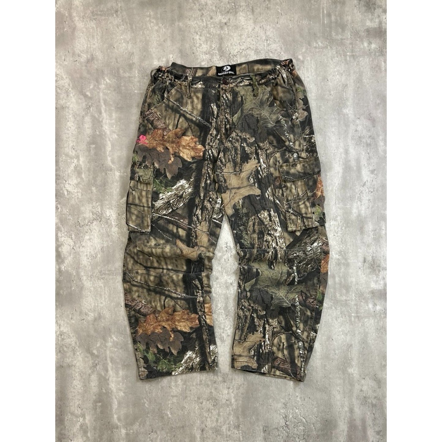 Vintage Women's Mossy Oak Tree Camo Hunting Cargo Pants Size XL