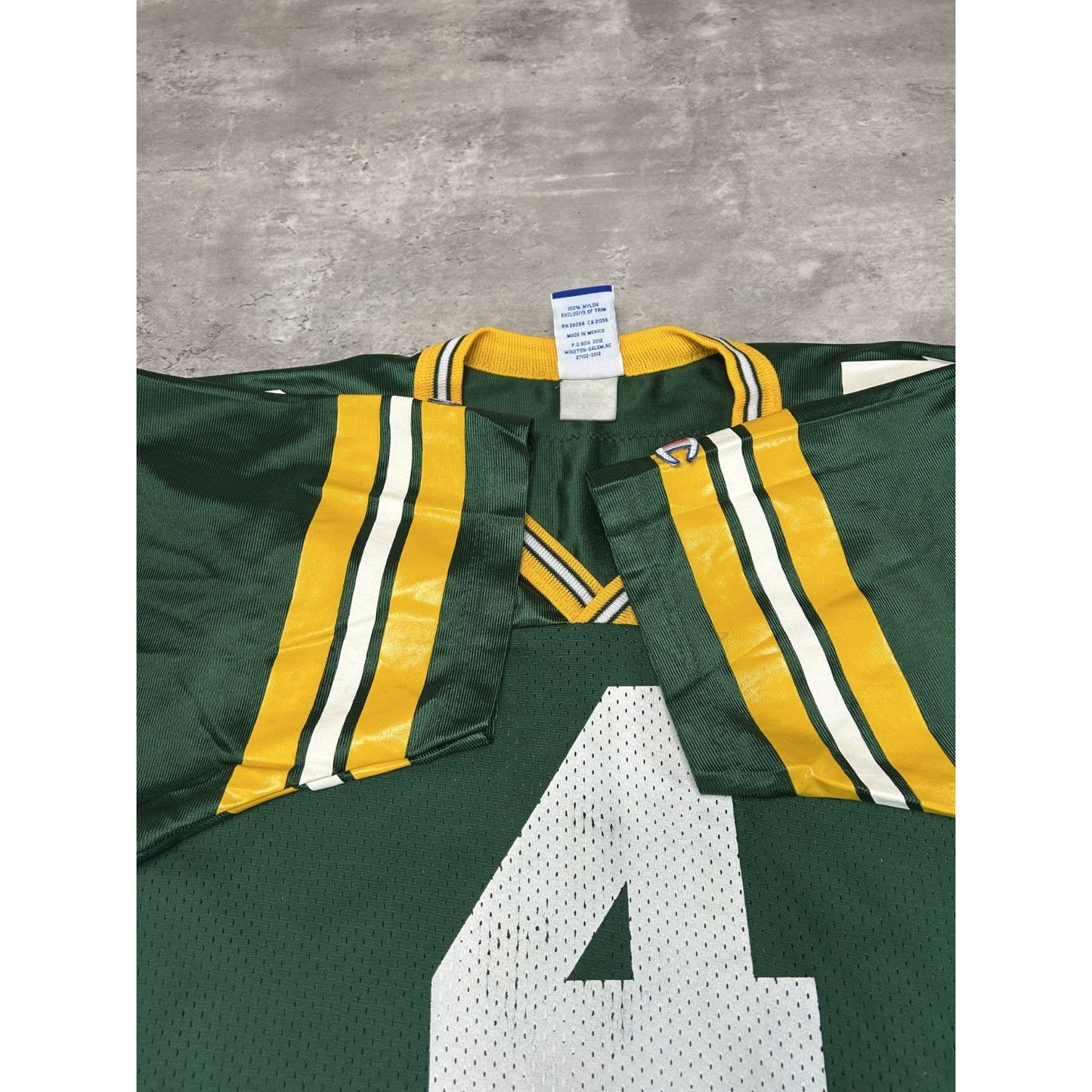 Vintage 90s Brett Favre #4 Green Bay Packers NFL Champion Jersey Size Large