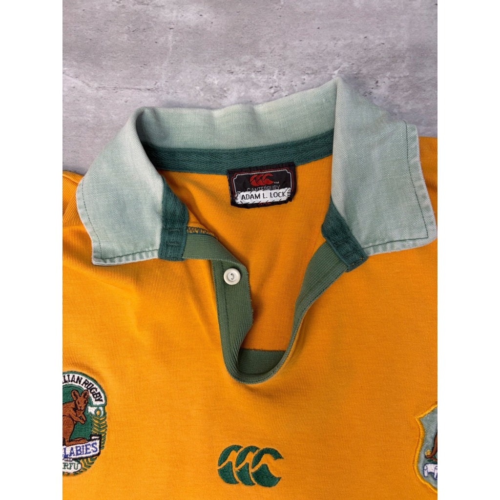 Vintage 90s Canterbury Wallabies ARFU Australia Rugby Jersey Size 2XL
