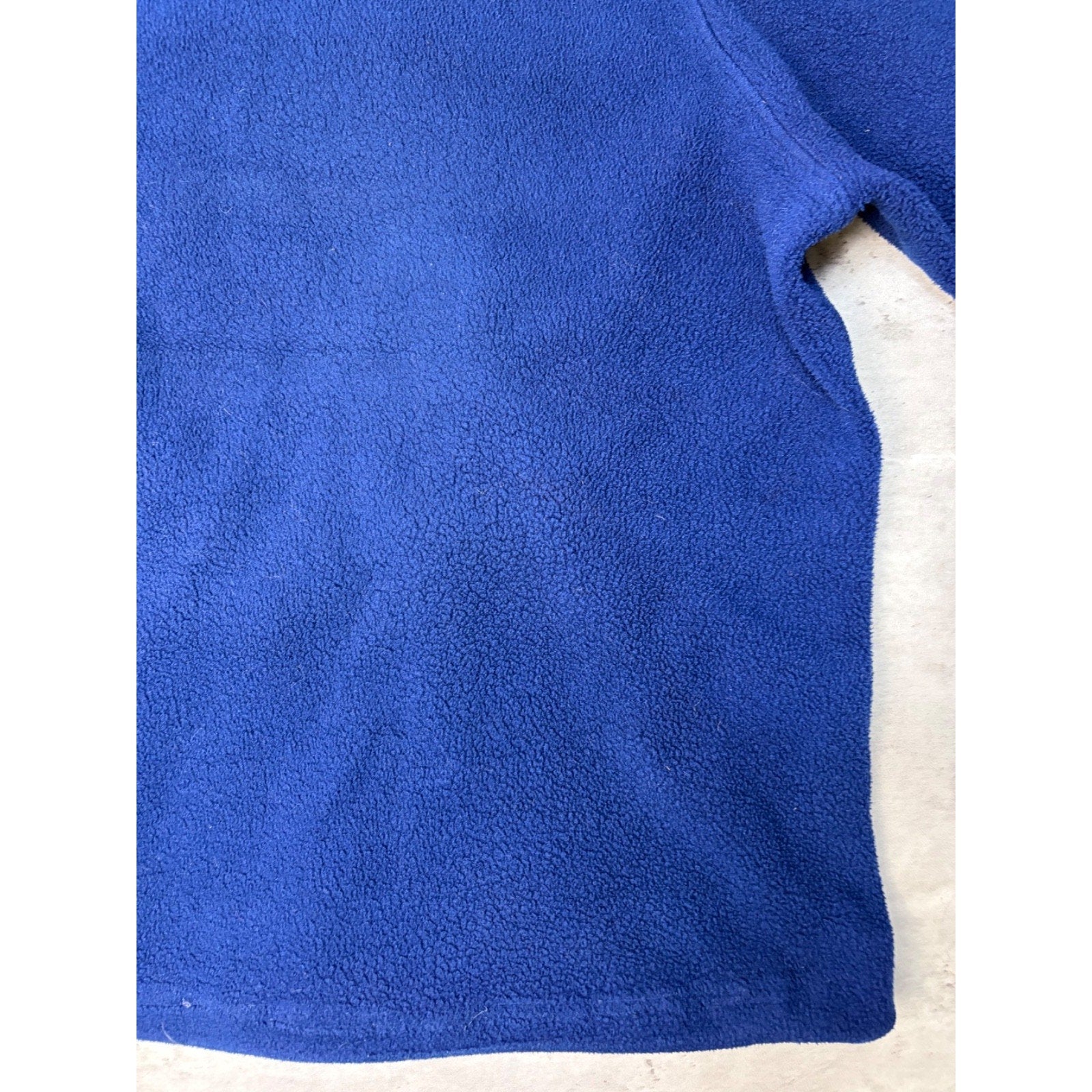 Vintage L.L. Bean 1/2 Zip Pullover Fleece Navy Blue Sweatshirt Size 2XL
