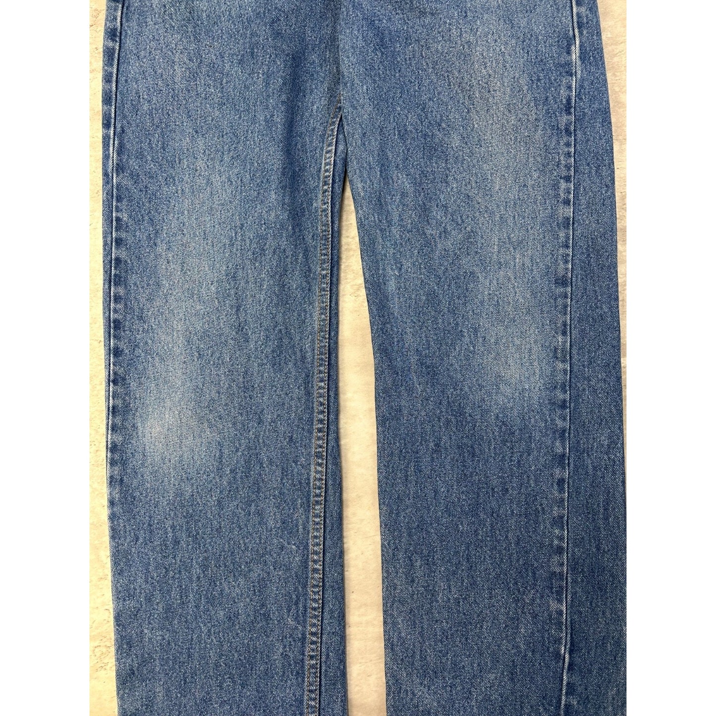 Vintage 90s Levis 550 Red Tab Straight Fit Dark Wash Denim Pants Size 33